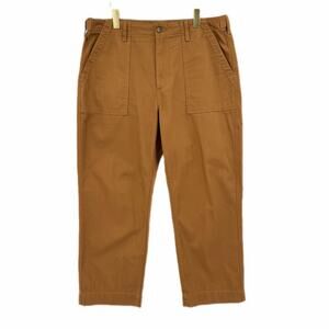 Tommy Hilfiger 36x30 Men's Tan Cotton Blend Straight Fit Field Casual Pants